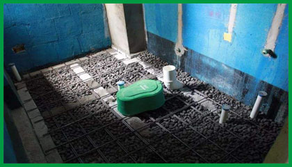 用于衛(wèi)生間回填陶粒，室內(nèi)墊層